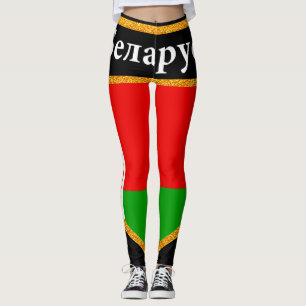 Wit-Russische vlag Leggings
