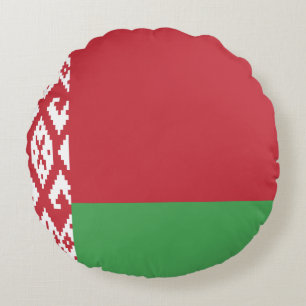 Wit-Russische vlag Rond Kussen