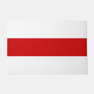 Wit-Russische vlag (rood en wit) Deurmat