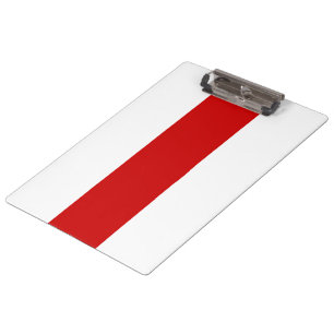 Wit-Russische vlag (rood en wit) Klembord