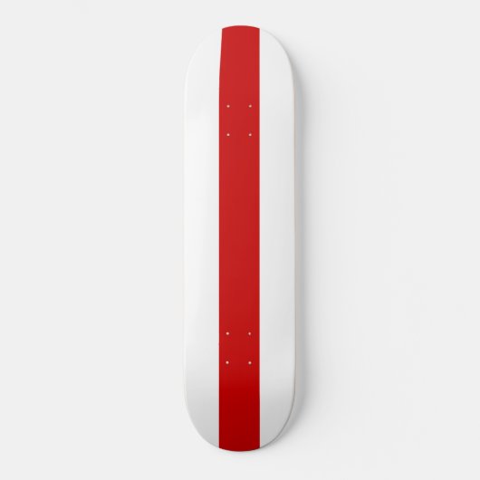 Wit-Russische vlag (rood en wit) Skateboard (Voorkant)