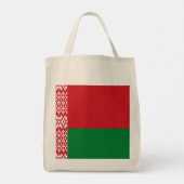 Wit-Russische vlag Tote Bag (Achterkant)