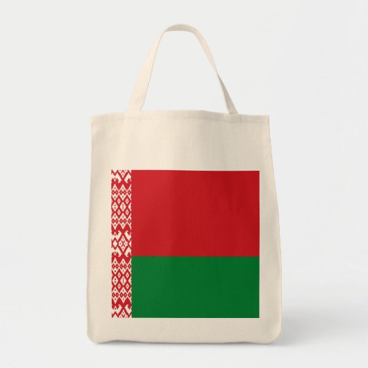Wit-Russische vlag Tote Bag (Voorkant)