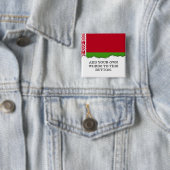 Wit-Russische vlag Vierkante Button 5,1 Cm (In situ)