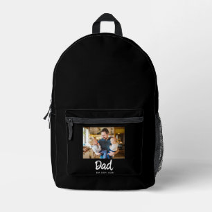 Wit script 'Papa werd vader' Bedrukte Rugzak