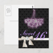 Wit Snoepje 16 van de Boog van de Diamant Briefkaart (Voorkant / Achterkant)