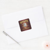 Wit (SOTS2) Vierkante Sticker (Envelop)
