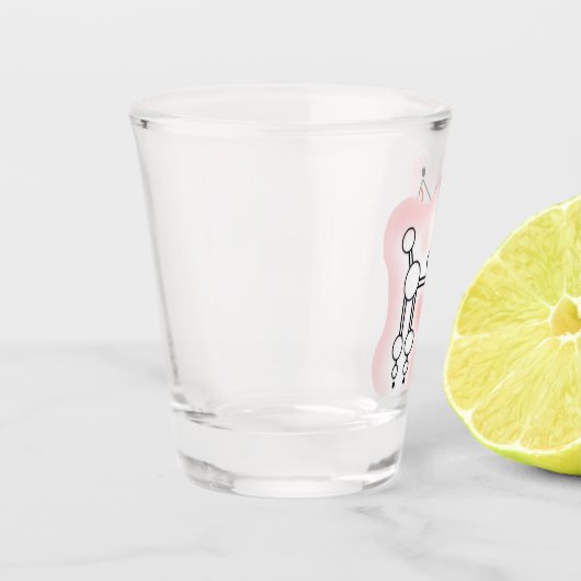 Wit Speelgoed Poodle glas (Links)