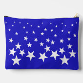 Wit sterpatroon op blauwe achtergrond etui (Achterkant)