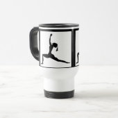 Wit - Stijl:Reizenkoffiejuk/Mok voor komkommer Reisbeker (Voorkant links)