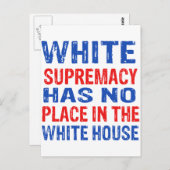 wit superieure vormgeving briefkaart (Voorkant / Achterkant)