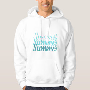 Wit sweatshirt met capuchon