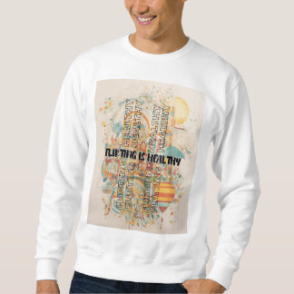 Wit sweatshirt voor heren