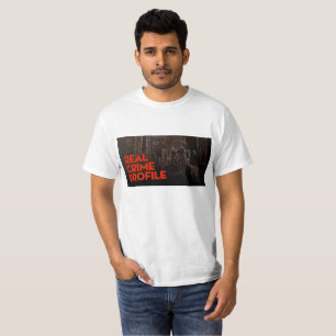 WIT-T-SHIRT VOOR REAL CRIME PROFIEL T-SHIRT