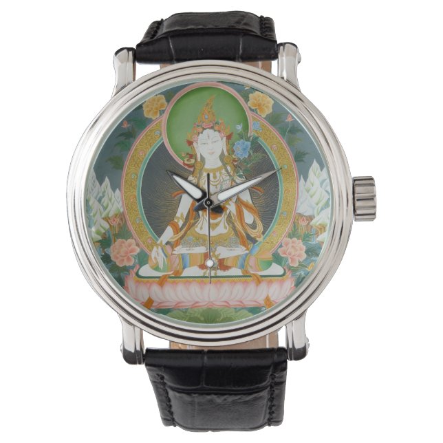 Wit Tara horloge (Voorkant)