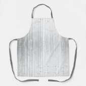 wit-textuur-houten oppervlak schort (Voorkant)