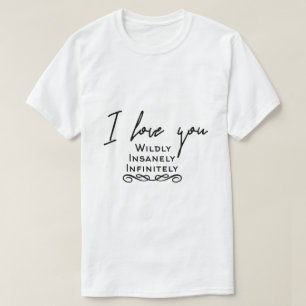 Wit thema zwart Cadeaubon idee T-shirt