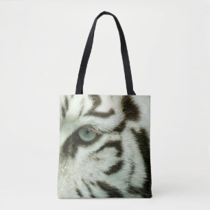 WIT TIGER-GEZICHT DRAAGTAS