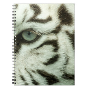 WIT TIGER-GEZICHT NOTITIEBOEK