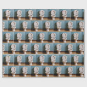 Wit toilet met de stoel PP Cadeaupapier (Vlak)