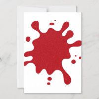 Wit & Tomaat Rood Glitter Spat Magnet (Op Maat)