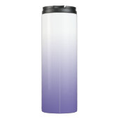 Wit tot Periwinkle gradiënt Thermosbeker (Achterkant)