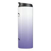 Wit tot Periwinkle gradiënt Thermosbeker (Geroteerd rechts)