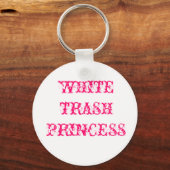 WIT-TRASH PRINCESS SLEUTELHANGER (Voorkant)