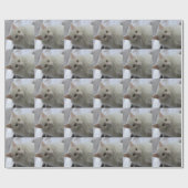 wit Turks angora katten verpakkend document Cadeaupapier (Vlak)