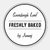 Wit | vers gebakken door ronde sticker (Voorkant)