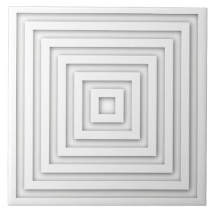 Wit vierkant geometrisch tegeltje
