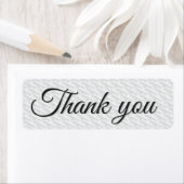 Wit vierkant met reliëf etiket (Insitu)