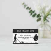 Wit Visitekaartje landschapslandschap van de Lawn  (Staand voorkant)