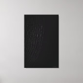 Wit Web met Zwarte Canvas Druk Afdruk (Voorkant)