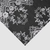 Wit-wit lichtvlak op zwarte loskoppeling tissuepapier (Detail)