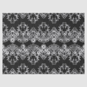 Wit-wit lichtvlak op zwarte loskoppeling tissuepapier