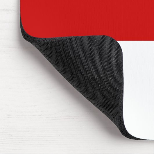 Wit-wit-rood-wit Muismat (Hoek)