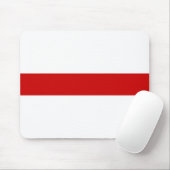 Wit-wit-rood-wit Muismat (Met muis)