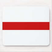 Wit-wit-rood-wit Muismat (Voorkant)