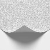 Wit-witteblad Cadeaupapier (Hoek)