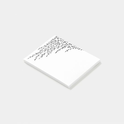 Wit-wittevertakking wekken Blauwe Blauwe Blauwe Bo Post-it® Notes (Schuin)