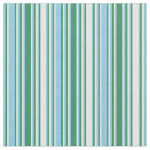Wit, Zee Groen, en Blauw van de Hemel Verkleurde L Stof