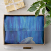 Wit-zwanenschilderij, watervogel, vogel tissuepapier (Geschenk)