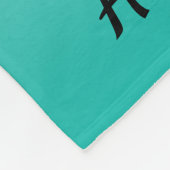 Wit & Zwart Anker Fleece Deken (Hoek)