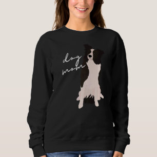 Wit & Zwart Border Collie Hond Mam Hond Mam Vrouw Trui