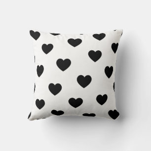 Wit Zwart Zoet Gezellig Modern Romantisch Chic Har Kussen