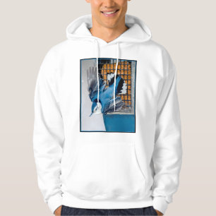 Witborstboomklever in de Sneeuw - Originele Foto Hoodie
