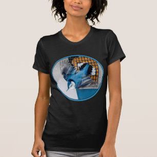 Witborstboomklever in de Sneeuw - Originele Foto T-shirt