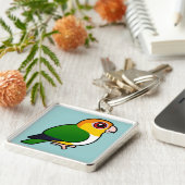 Witbuikpapegaai Sleutelhanger (Zijkant)