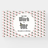 Witch 1st Birthday Spandoek (Horizontaal)